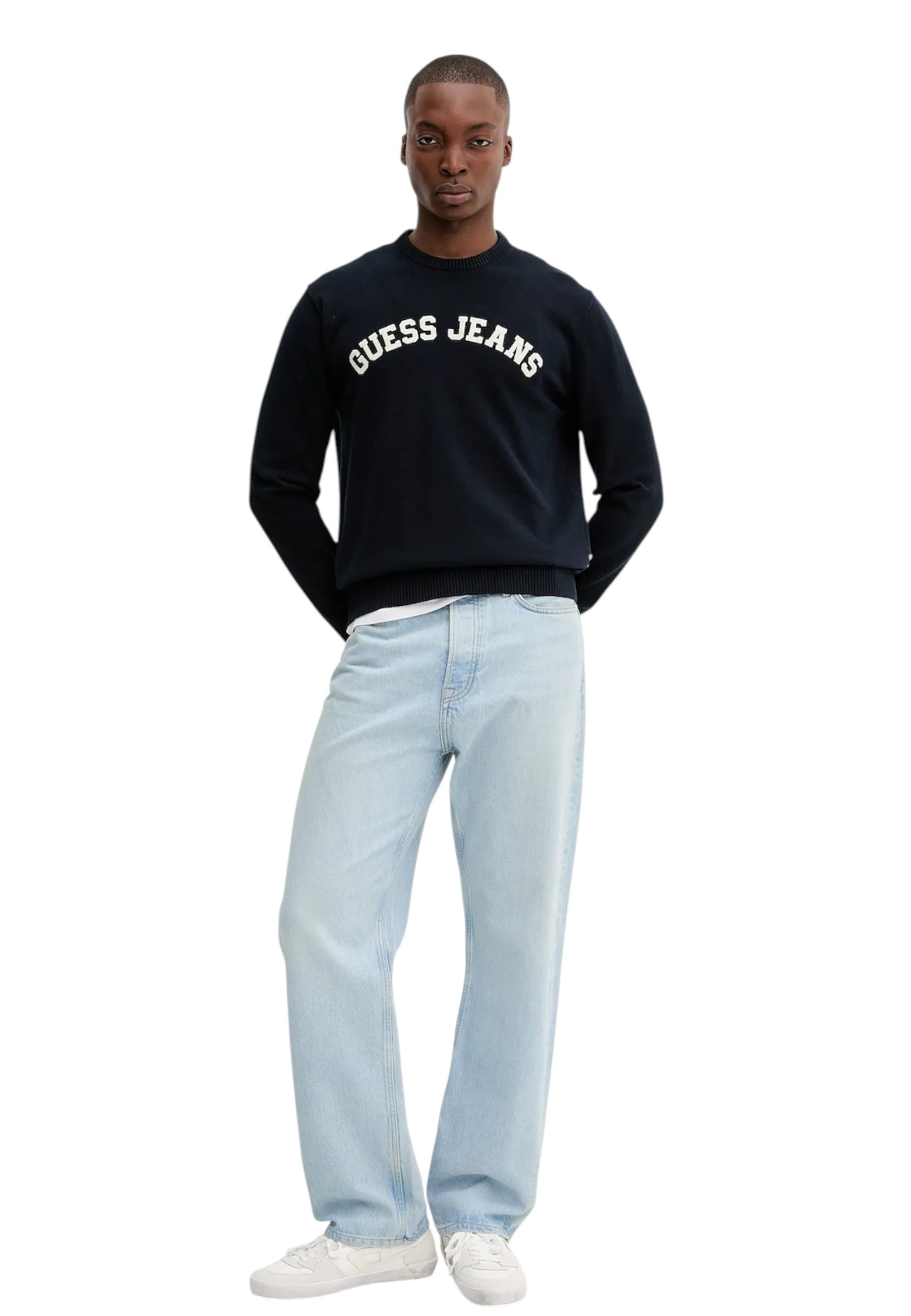 Maglione A Girocollo Uomo Guess  Gj Guess J Patch M5YR18Z3HM1