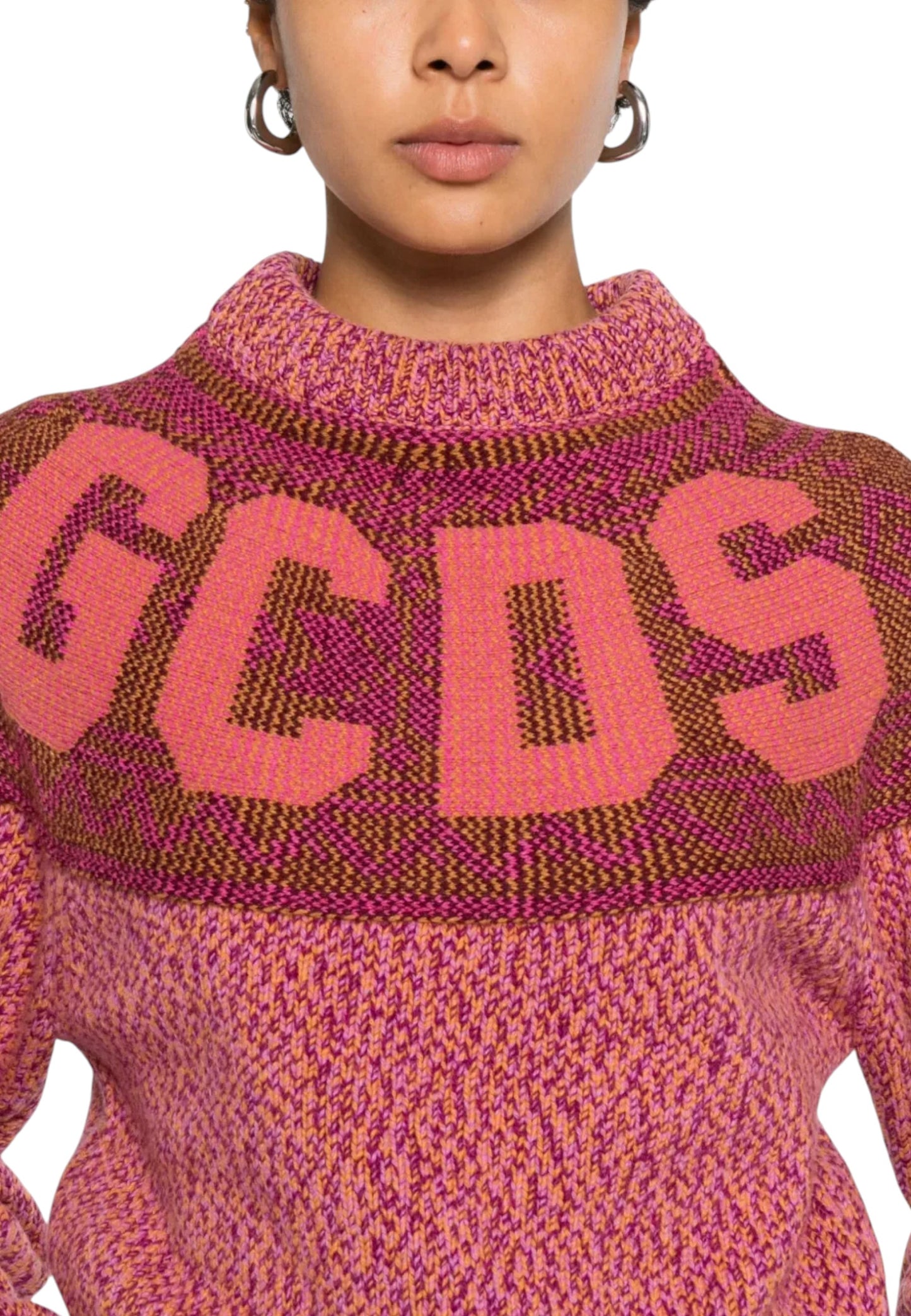 Maglione Collo A Lupetto Donna Gcds  Snow B2CW1521KJ3