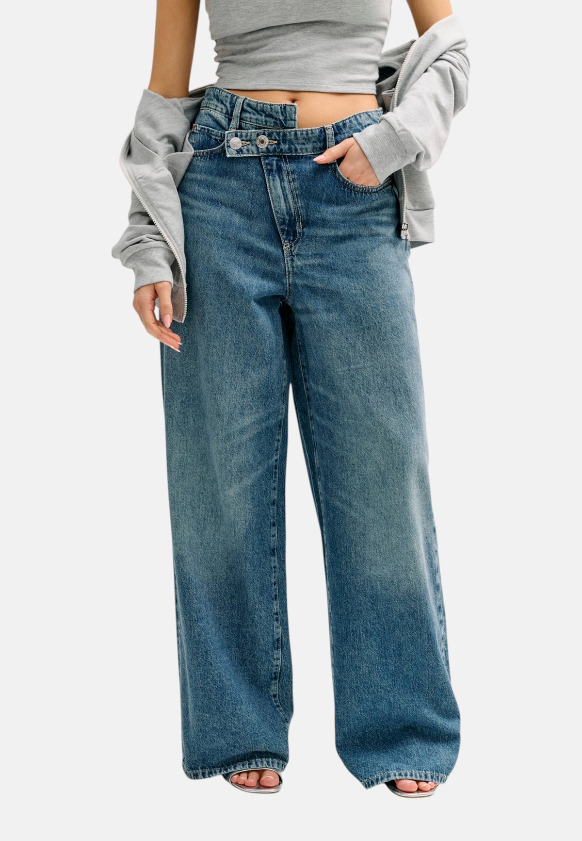 Jeans Wide Leg Donna Guess  Gina W6YAJPD1358