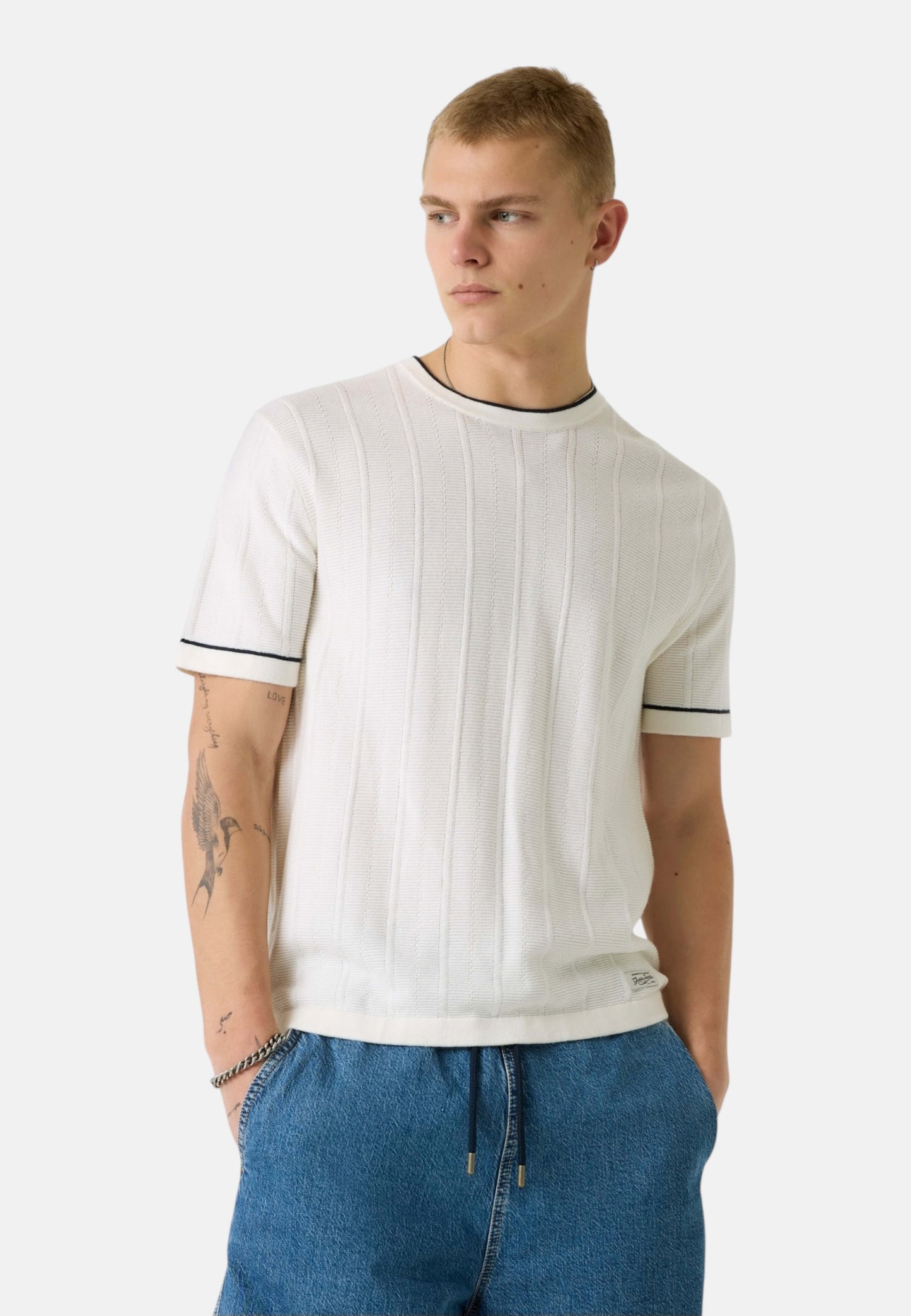Maglia A Girocollo Uomo Guess Manica Corta Gj Stitched M6GR00Z4511