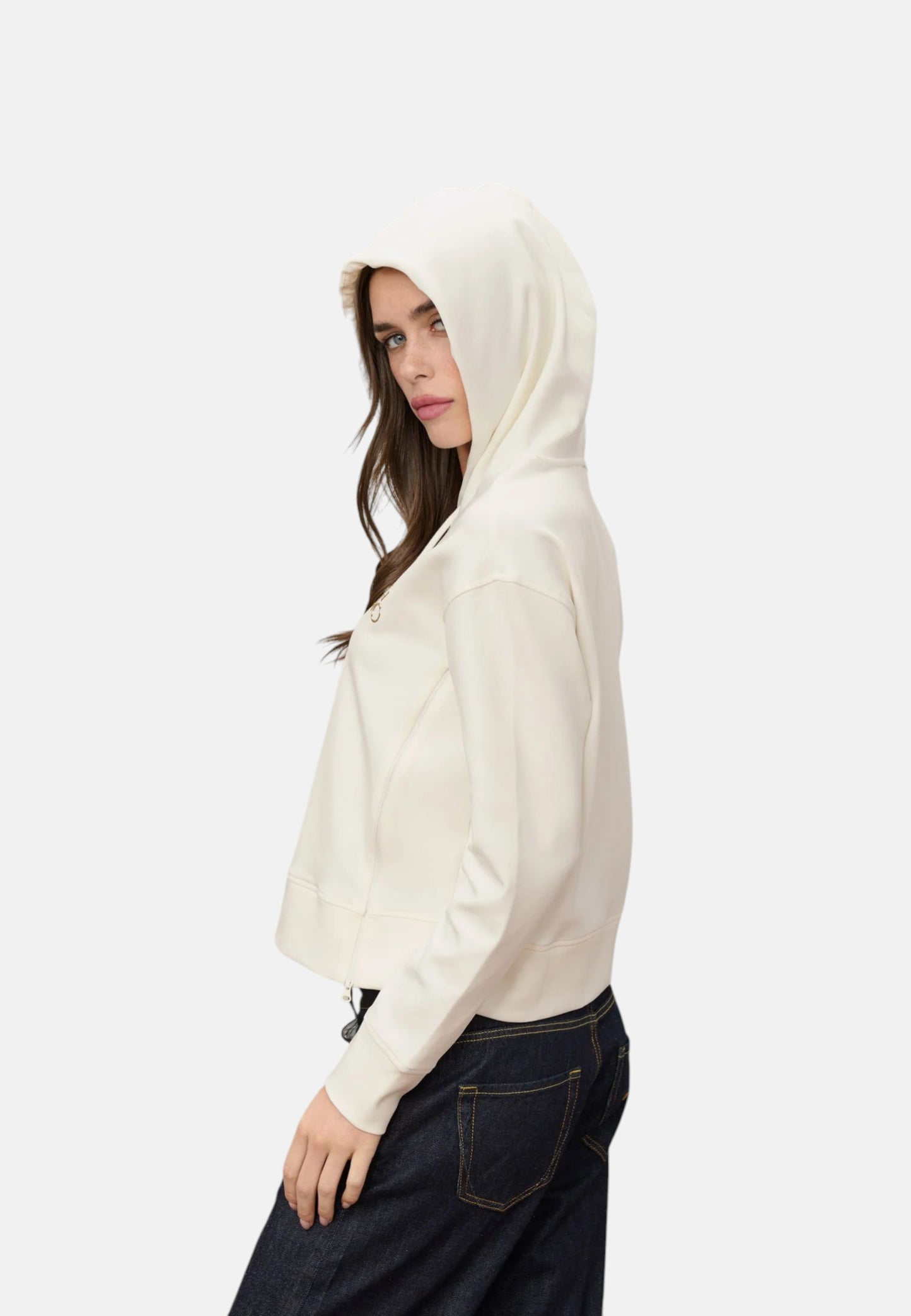 Felpa Con Cappuccio Donna Blauer  Fayette 26SBLDF08057