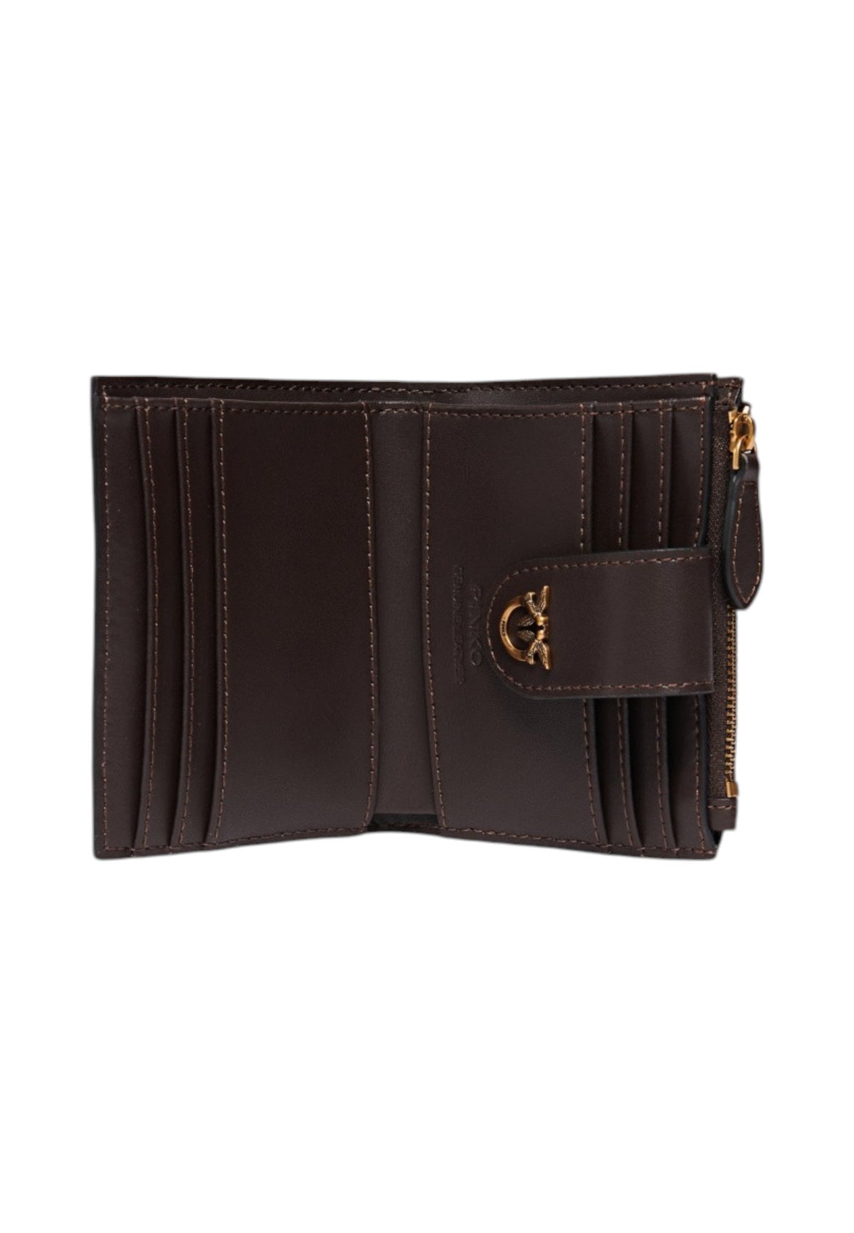Portafoglio Con Portacarte Donna Pinko Pelle di vitello, formato compatto, organizzazione interna, misure 12 x 2 x 9 cm Multi Purpose Wallet 103610A0F1