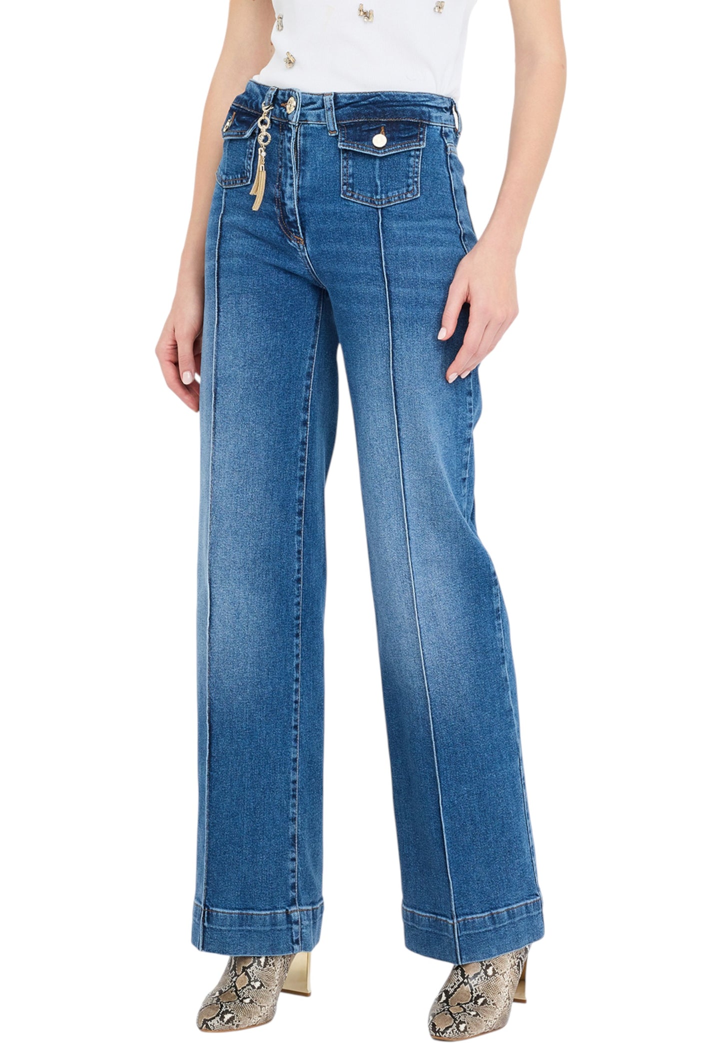 Jeans Flare Fit Donna Liu Jo   CF5135D5027