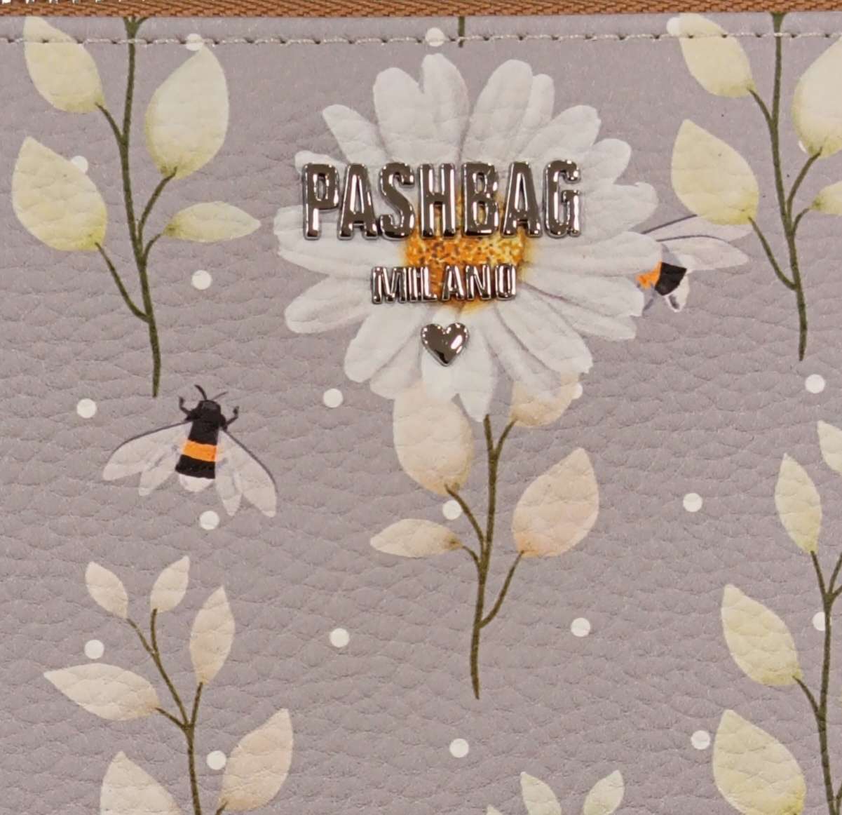 Portafoglio Con Zip Donna Pashbag Stampa Fiori Neverending Brigitte-Neverending