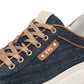 Sneakers Basse Donna Nero Giardini In Denim Con Inserti In Pelle E Logo Metallico  E615280D