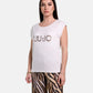 T-Shirt Manica Corta Donna Liu Jo Con Coulisse Stampa All Over Animalier Eco Line VA6047JS360