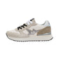 Sneakers Basse Donna Sun68 Stile Running, Suede E Nylon, Strass, Logo Laterale Stargirl Strass Logo Z46223