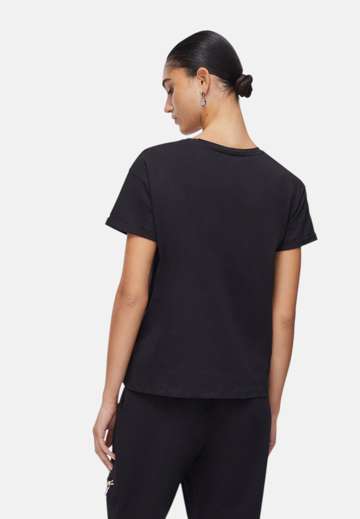 T-Shirt Manica Corta Donna Liu Jo Liujo Mirror Br Eco Line WA6372JS923