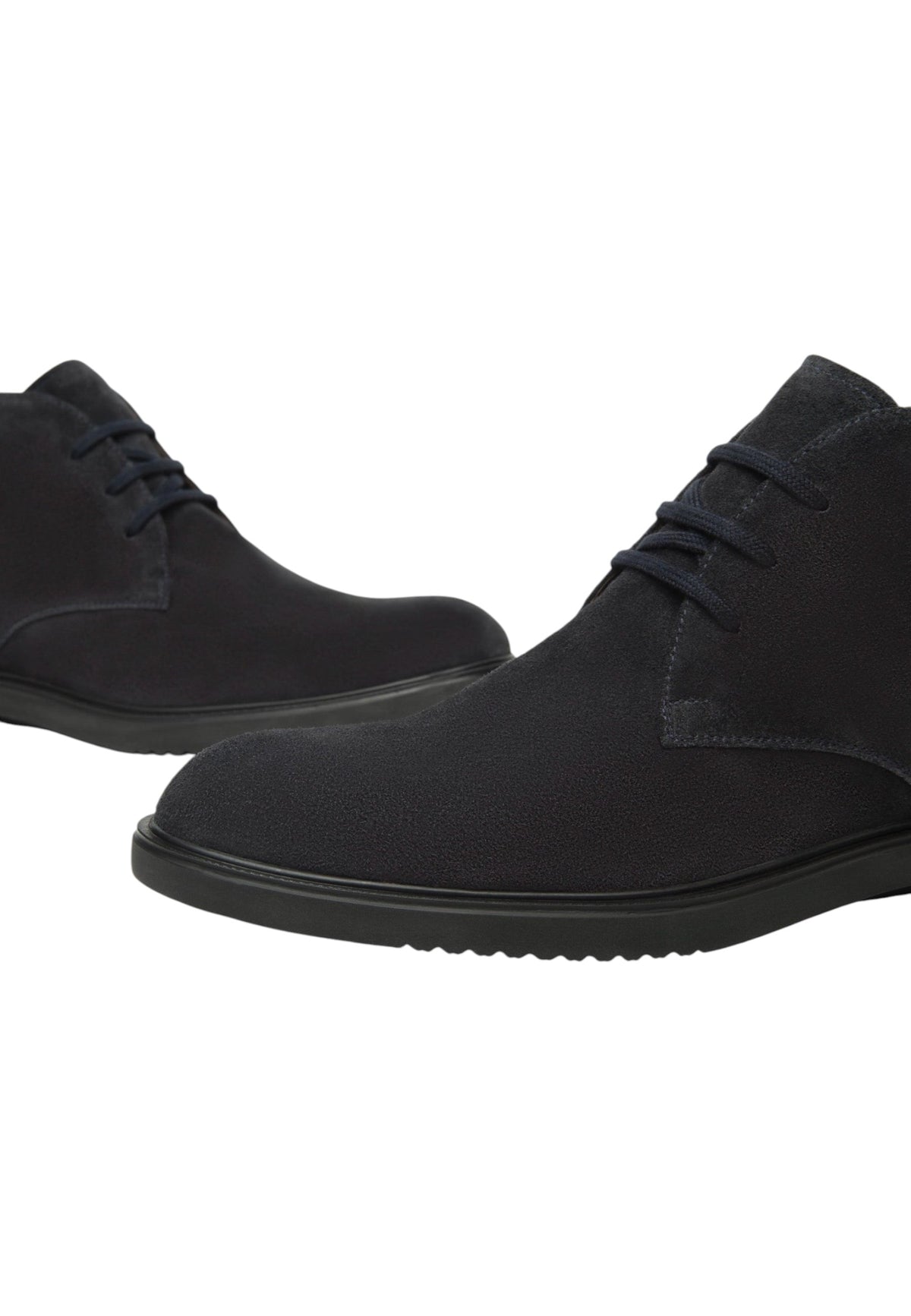 Stivaletti Polacchini Uomo Nero Giardini Tomaia in pelle, chiusura con lacci, punta tonda, linea alla caviglia, suola in gomma, Made in Italy  I500850U