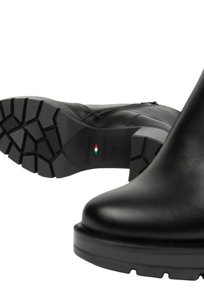 Stivaletti Tronchetti Donna Nero Giardini Tacco 8 CM  I514852D