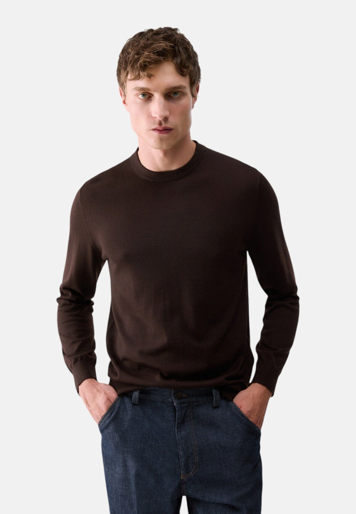 Maglia A Girocollo Uomo Liu Jo In Lana  QF6087MA27P