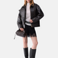 Giacca In Pelle Sintetica Donna Liu Jo Bomber  WF6194E1106