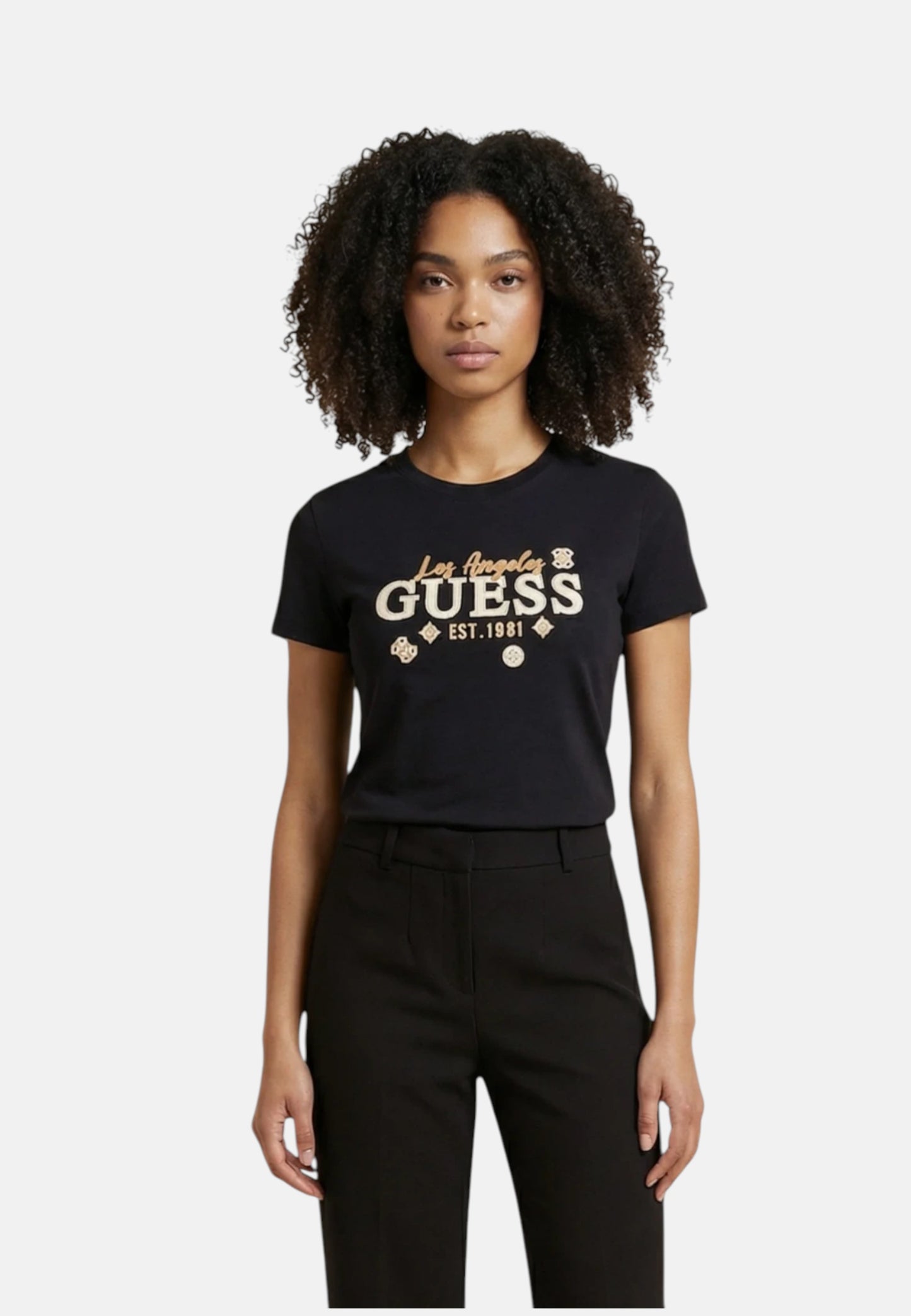 T-Shirt Manica Corta Donna Guess  Agnes V6GI02K2963