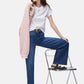Jeans Flare Fit Donna Liu Jo Parfait Vita Alta Eco Line UA6069DS004