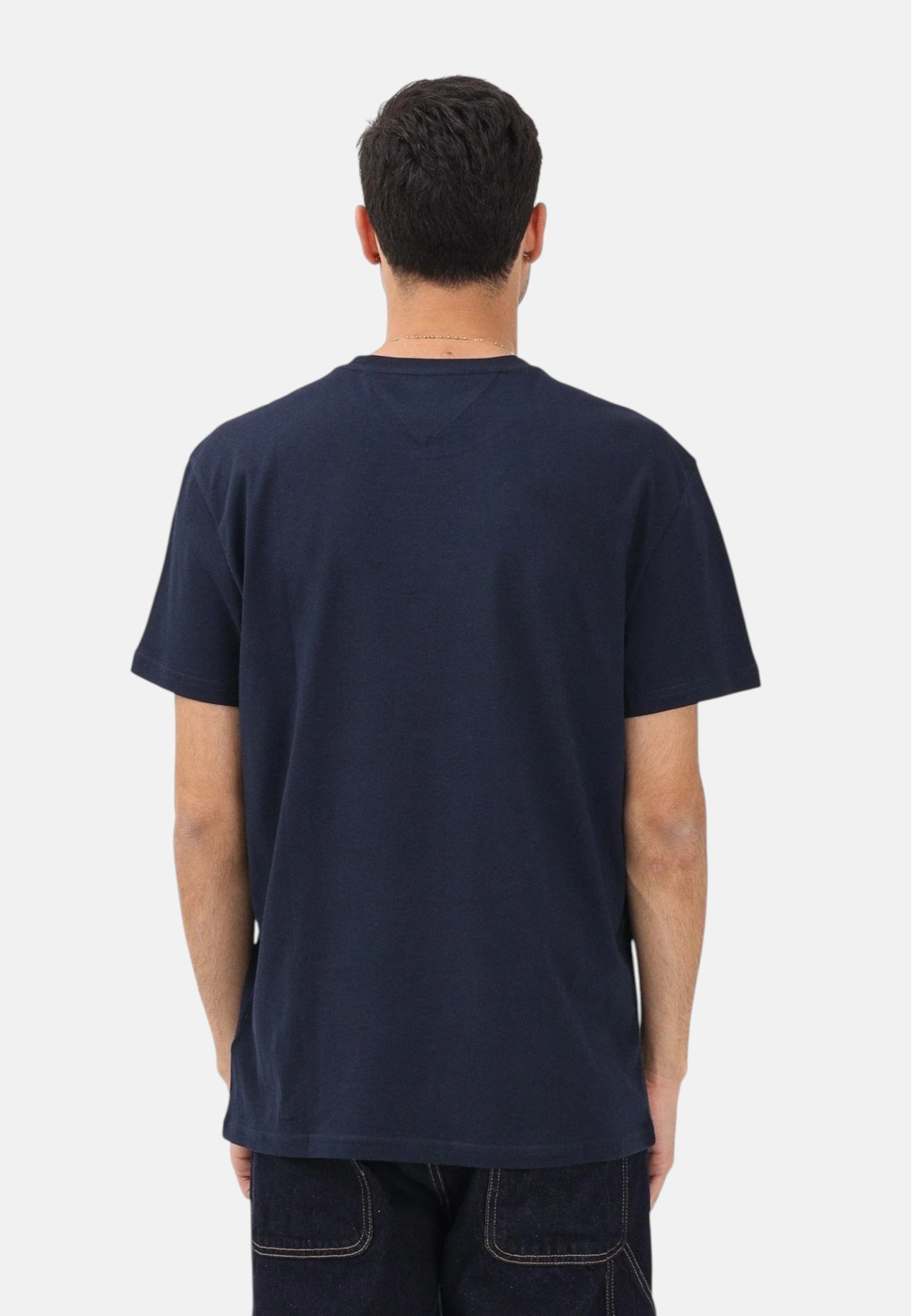 T-Shirt Manica Corta Uomo Tommy Jeans  Tjm Reg Big Flag S DM0DM22645