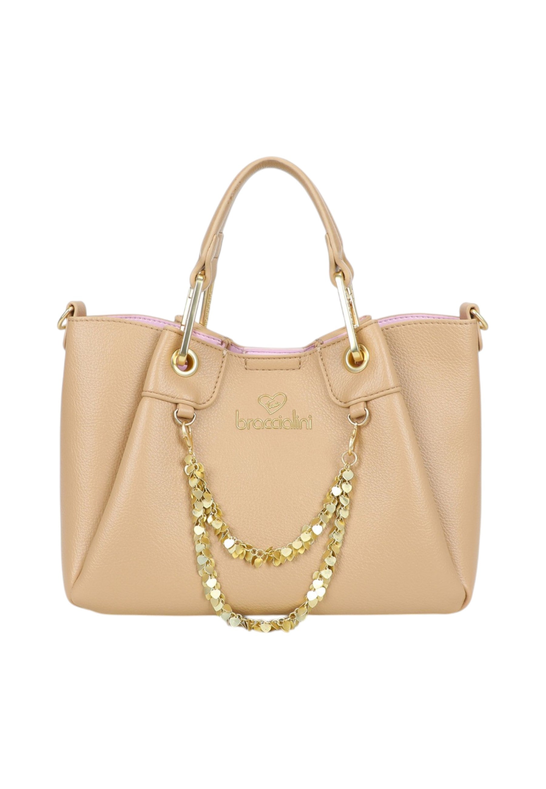 Borsa A Mano Donna Braccialini Small Con Doppio Manico Con Tracolla Amy B18810YY