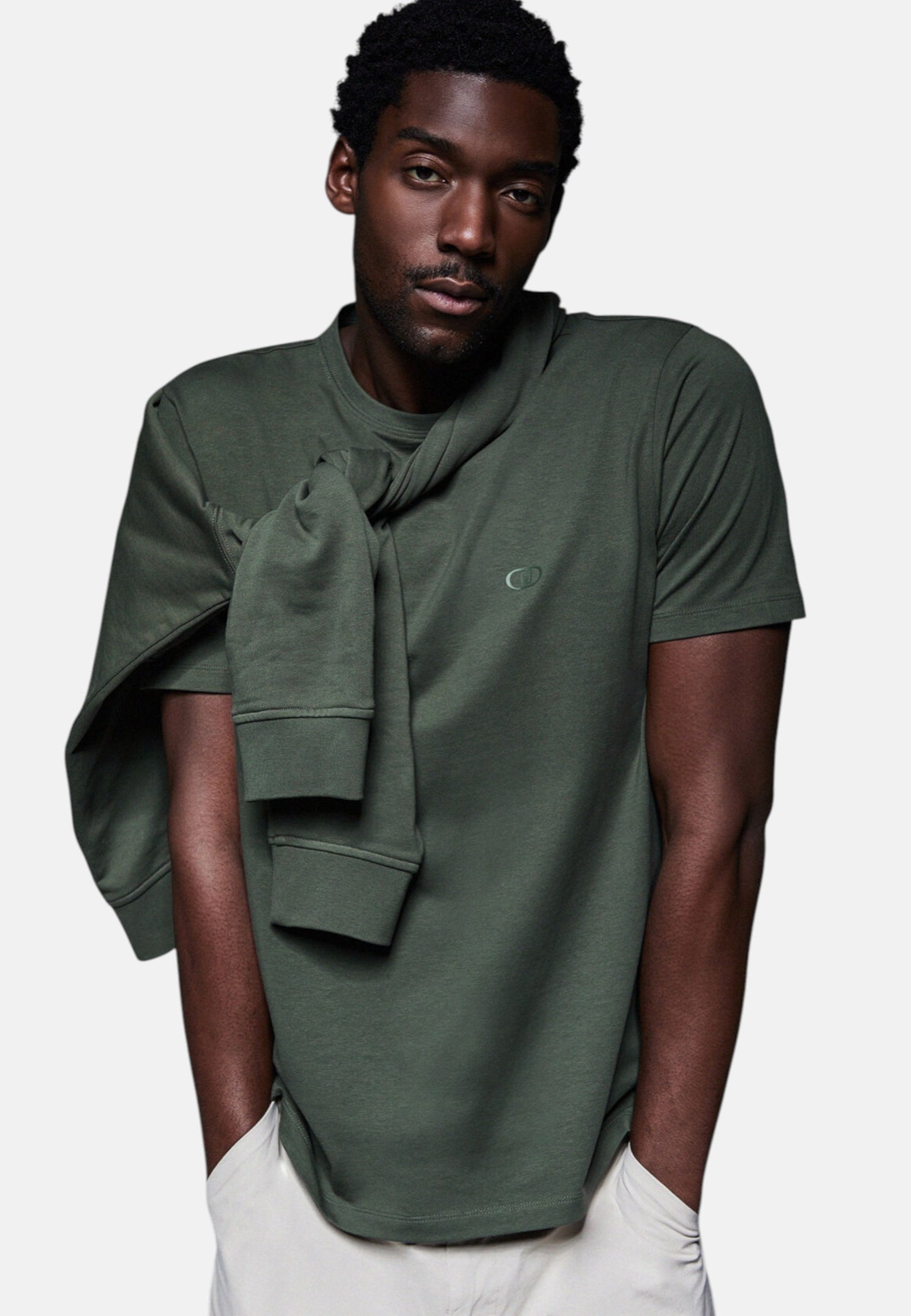 T-Shirt Manica Corta Uomo Liu Jo Basic Con Contrasto  QA6085J4997