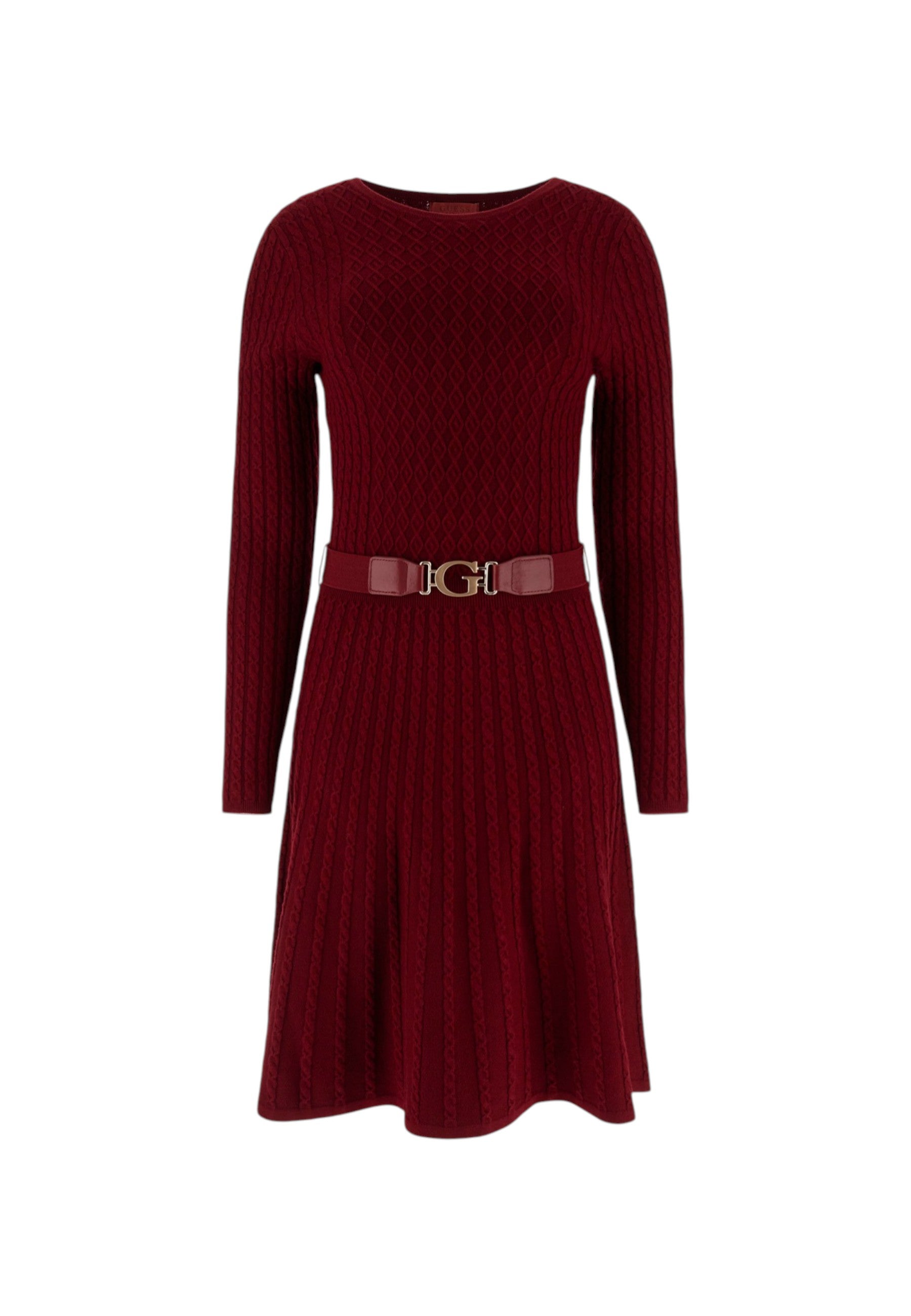 Vestito Midi Donna Guess A Corde Con Cintura Hana W5BK68Z2YJ2