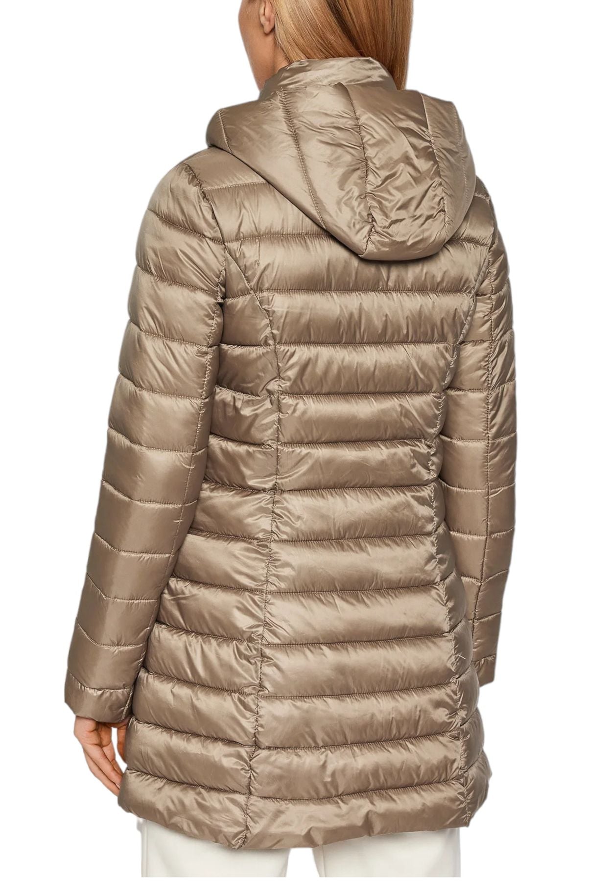 Piumino Lungo Donna Canadian Con Cappuccio Teslin Recycled CN.G220204WRE