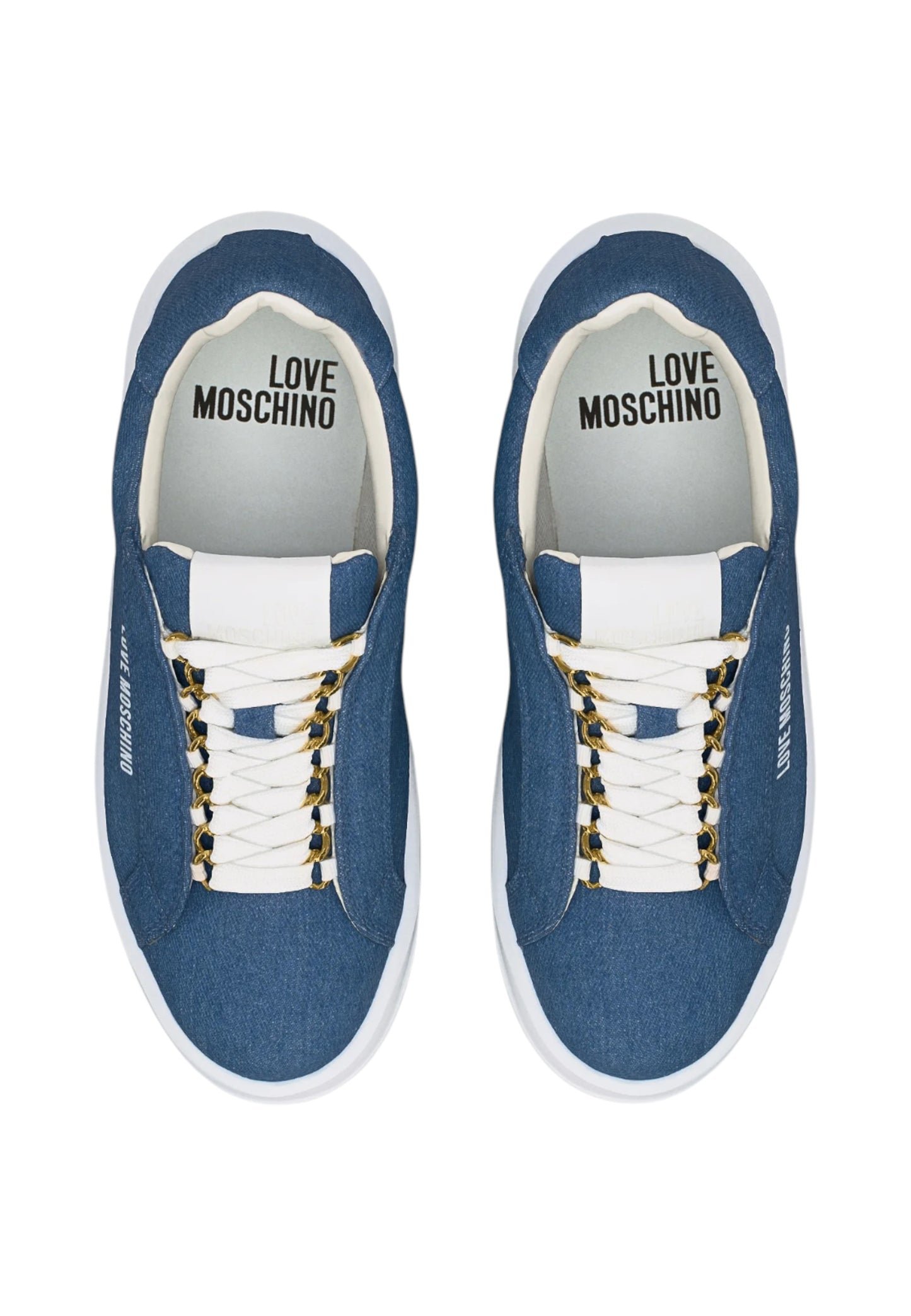 Sneakers Basse Donna Love Moschino  Eclipse Denim JA15015G1OJO5
