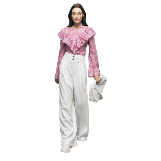 Jeans  Donna Gaelle  Flare Con Bottoni Logati GBDP17193