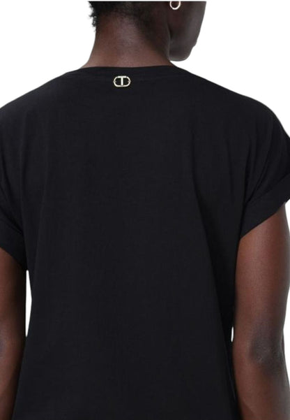 T-Shirt Manica Corta Donna Twinset Con Ricamo  241TT2144