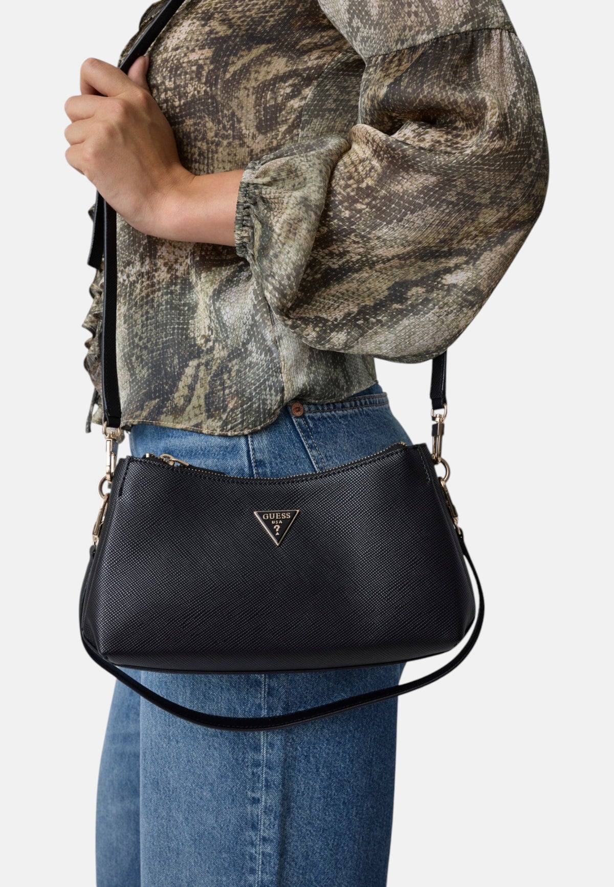 Borsa A Spalla Donna Guess 3 Comp Shoulder Xbody Noelle Ii HWZG9672730