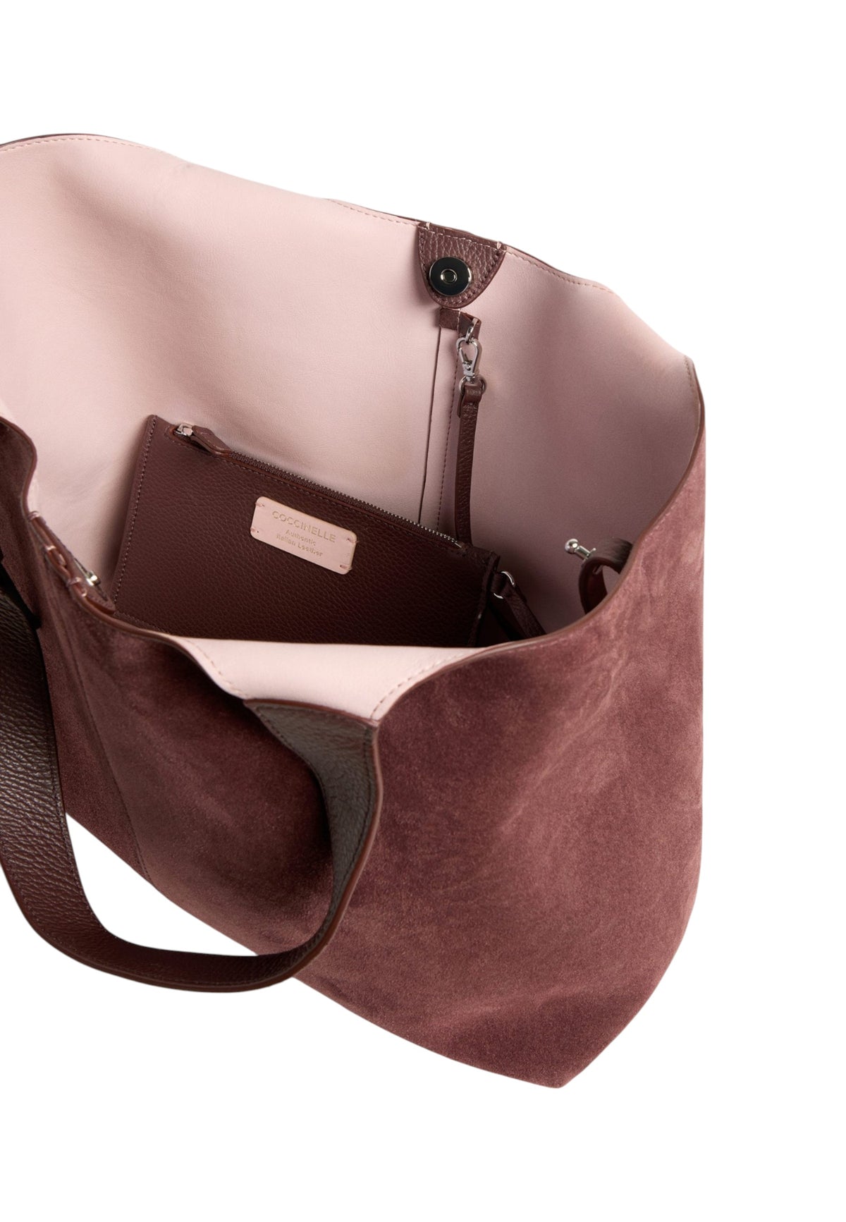 Borsa A Spalla Donna Coccinelle In camoscio, Pelle con grana C-Easy Suede E1THE110101