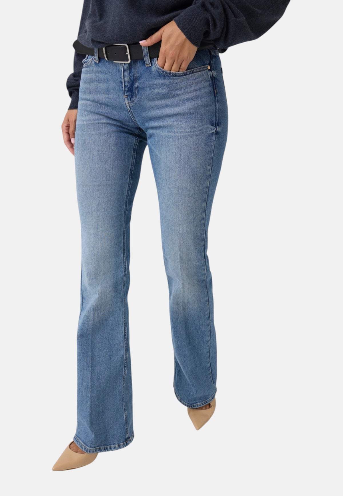 Jeans Bootcut Donna Guess Vita Bassa Beverly W6BAJ7D2094
