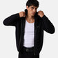 Felpa Con Zip Uomo Guess Vestibilit� regular, Costina, French rib Gj M6BQ05K5406