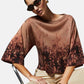 Maglia Scollo A Barca Donna Liu Jo Con Stampa  CA6355MA71N