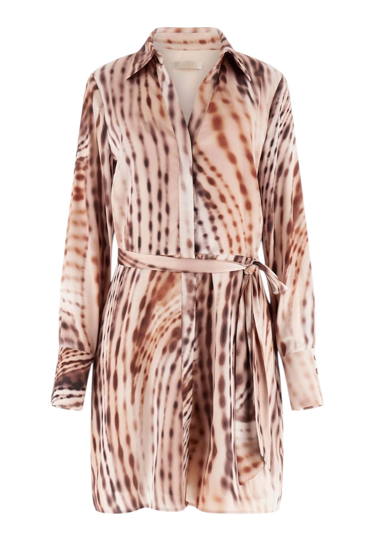 Vestito Corto Donna Guess Chemisier Ysaline W6GK37W1861
