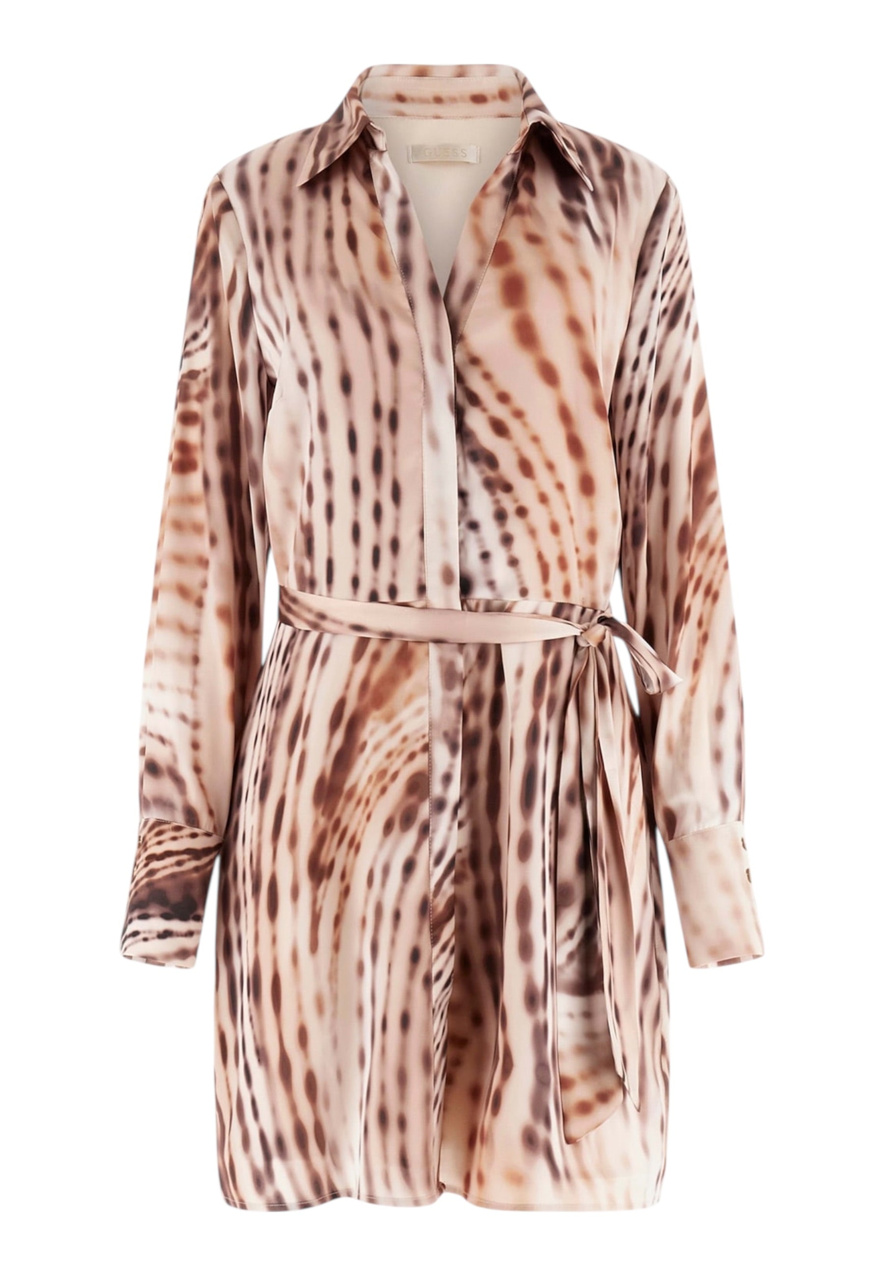 Vestito Corto Donna Guess Chemisier Ysaline W6GK37W1861