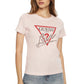T-Shirt Manica Corta Donna Guess  Triangle Love