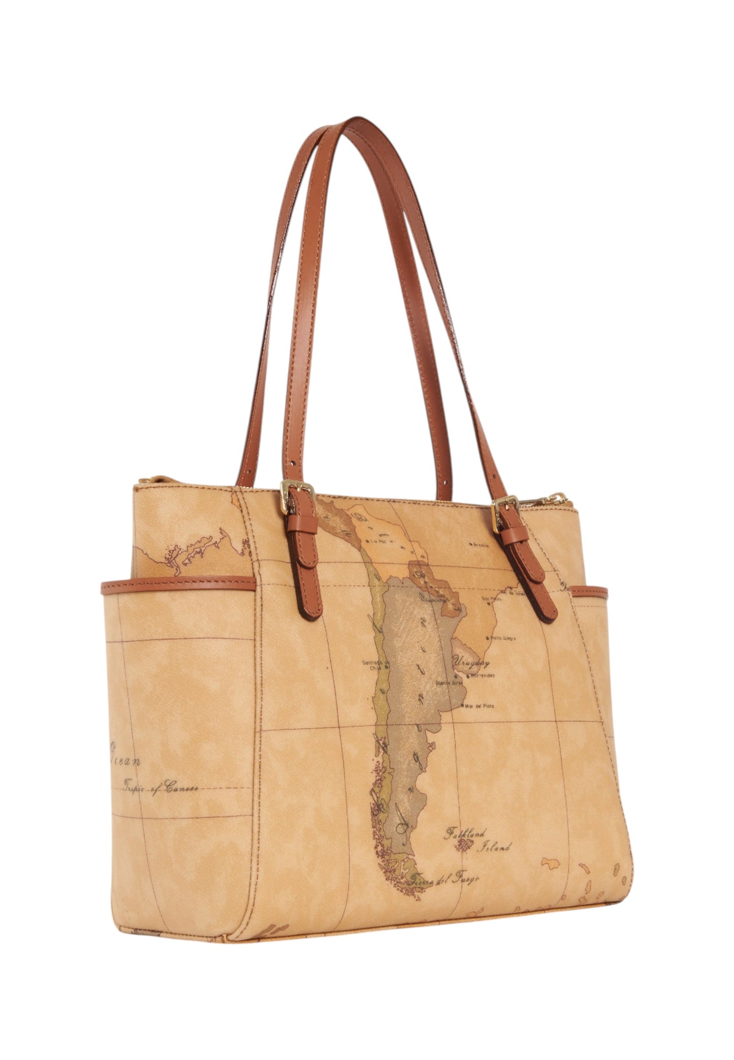 Borsa A Spalla Donna Alviero Martini Shopper Media Con Fibbie Geo Classic CE0096000