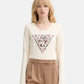 T-Shirt Manica lunga Donna Guess  Leo Triangle W6RI33J1314