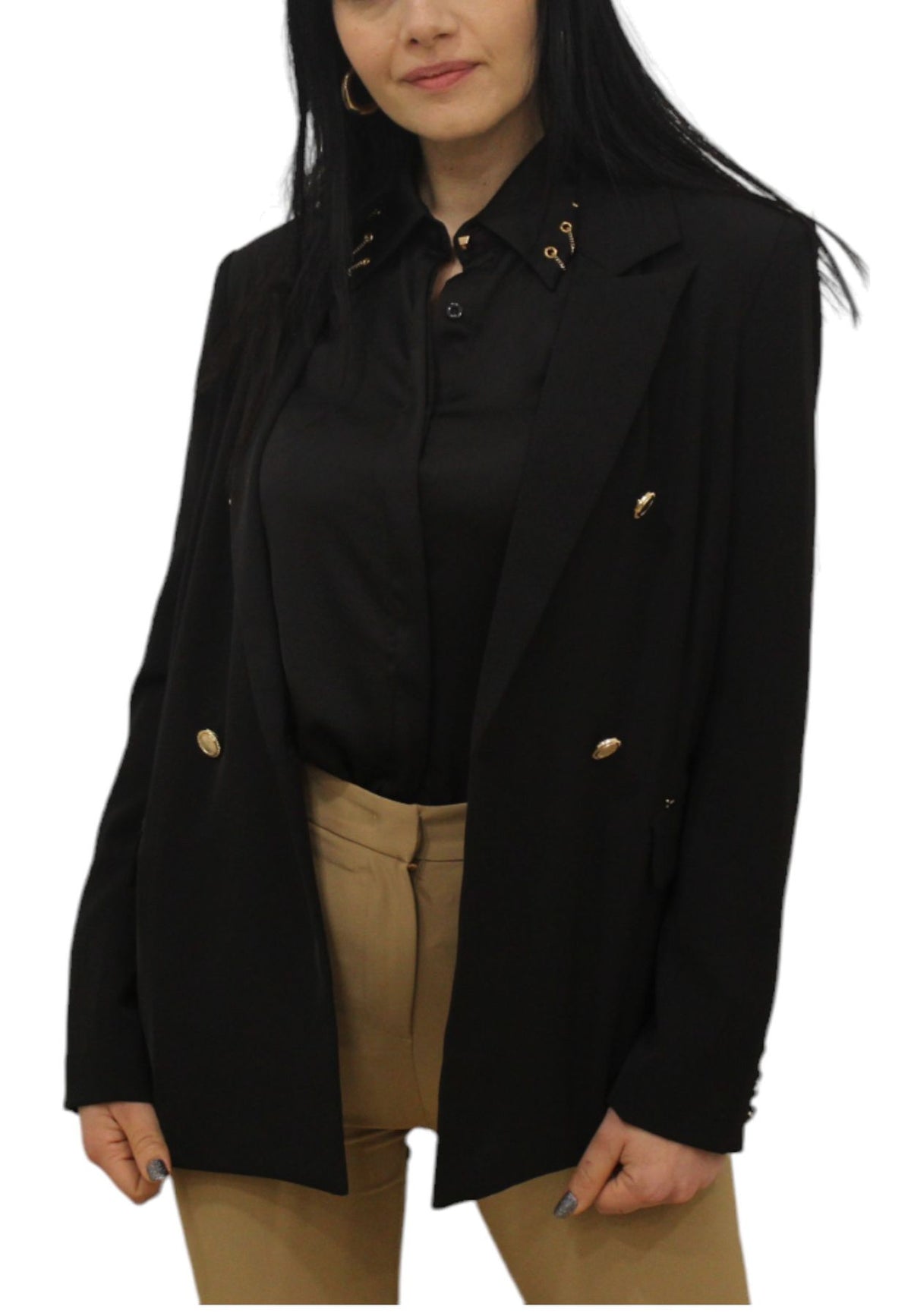 Giacca Elegante Donna Gaudi Doppio Petto  321FD35026