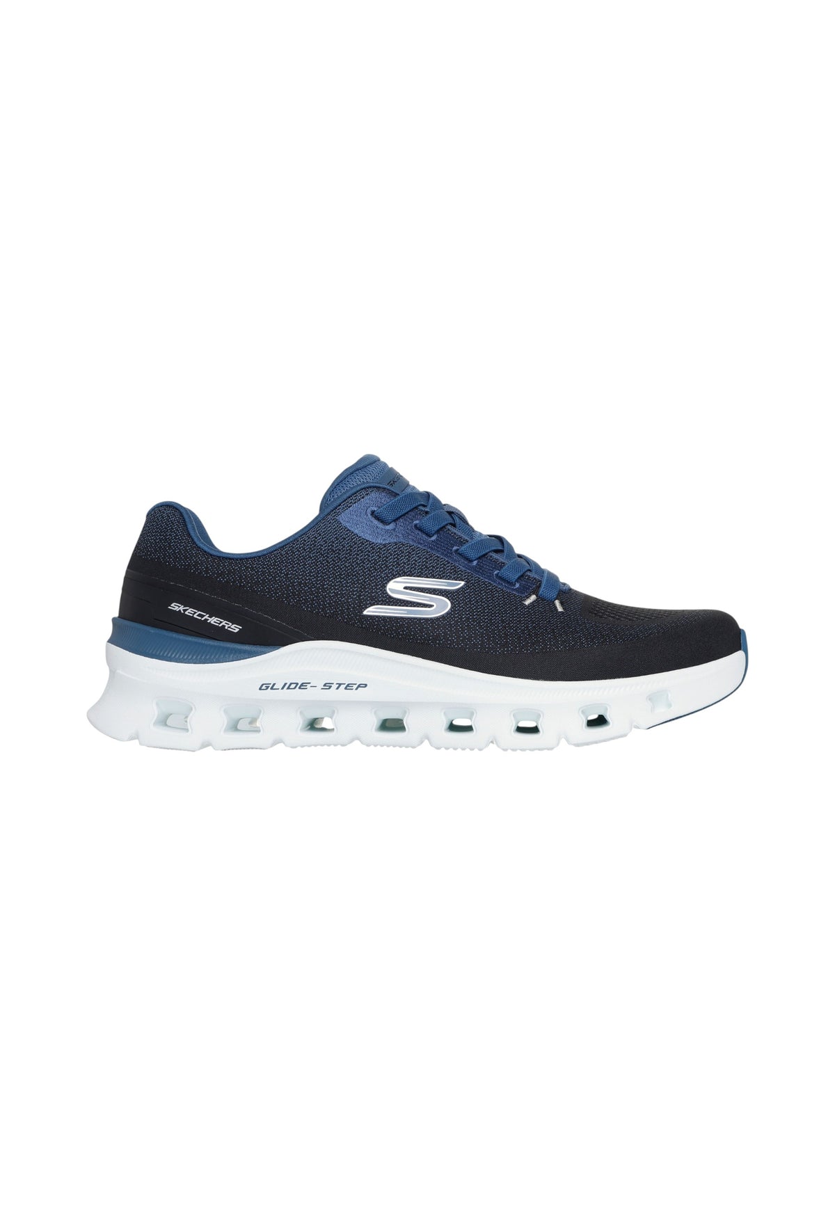 Sneakers Basse Uomo Skechers Air-Cooled Memory Foam, Glide-Step, No Tie Fit, Lacci elasticizzati, Mesh jacquard, Vegan, Lavabile in lavatrice Glide-Step Pro-Waverra 233132