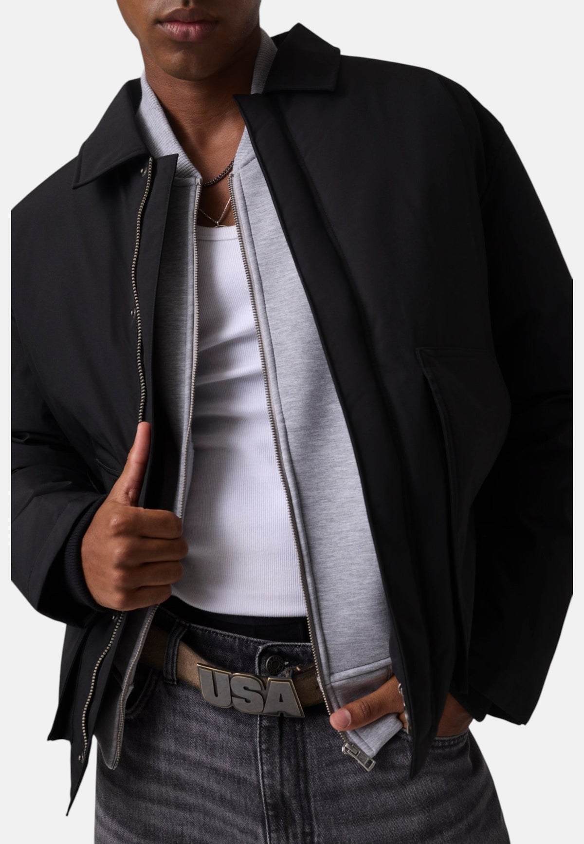 Giacca Invernale Uomo Guess Imbottita, Stile workwear Gj M6BL11W3737