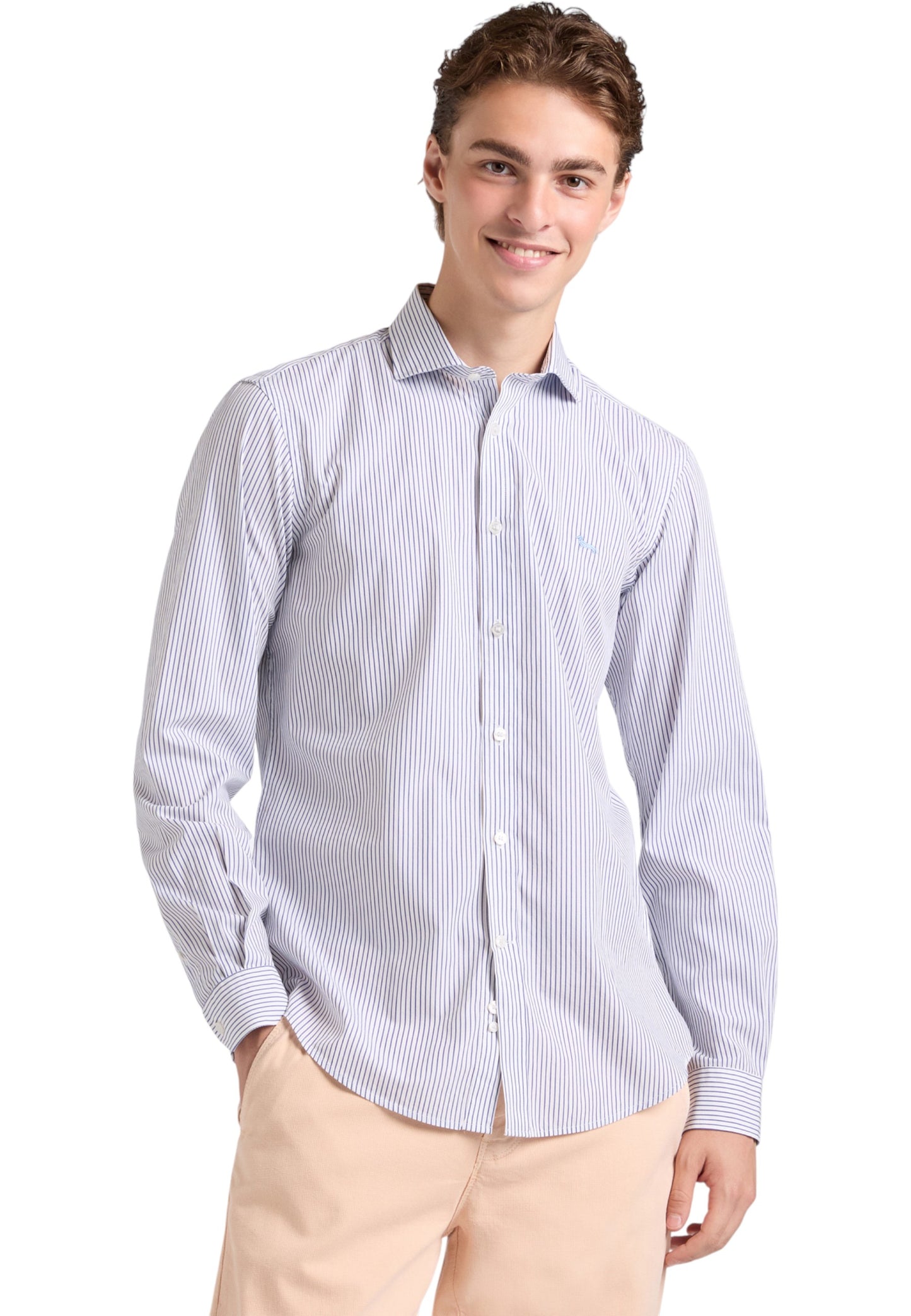 Camicia Manica lunga Uomo Harmont & Blaine A Righe Con Bassotto  CNP074013437I
