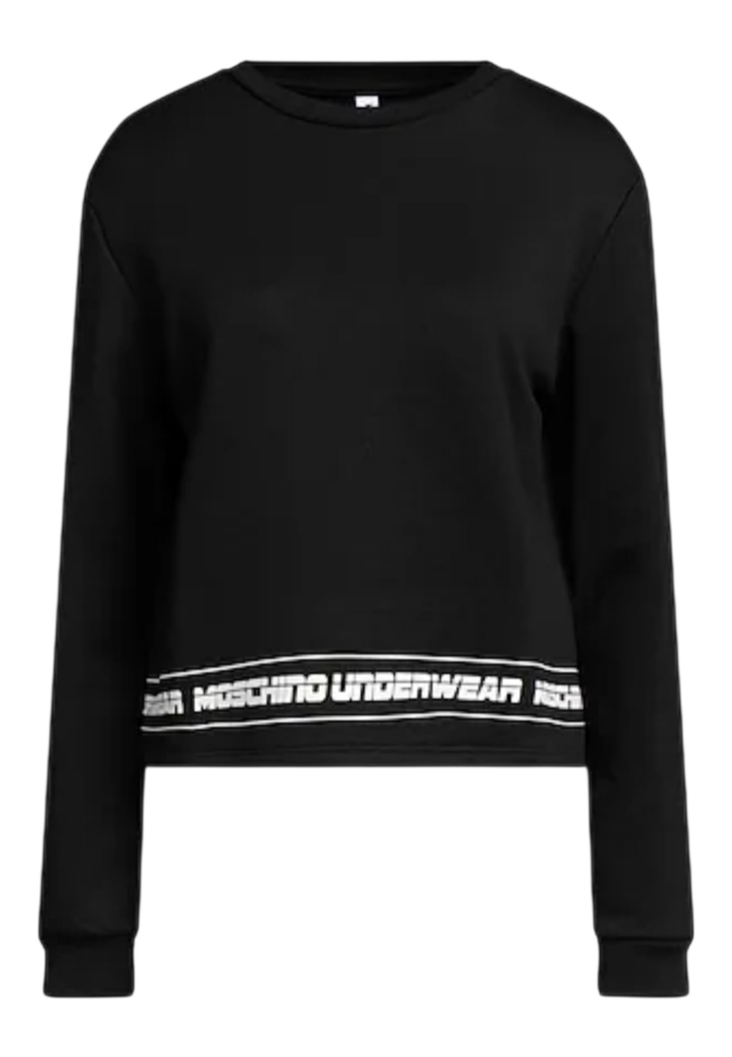 Felpa A Girocollo Donna Moschino Crop  V17339029