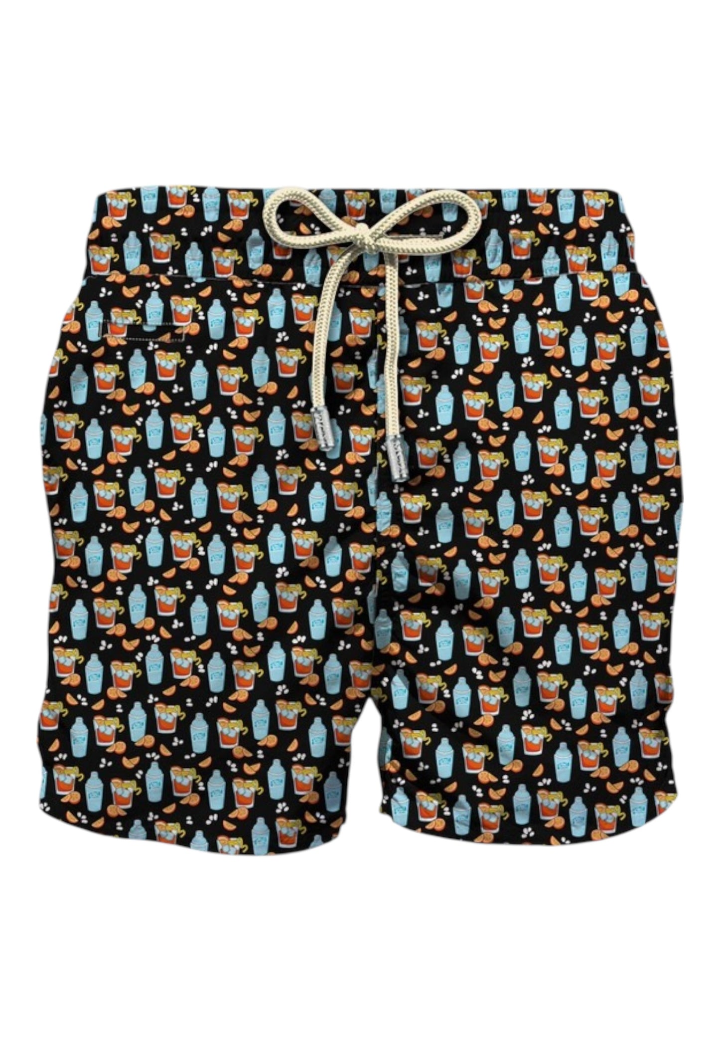 Costume da bagno Short Uomo Mc2 Saint Barth Negroni Drink Lighting Micro Fantasy LIG0003