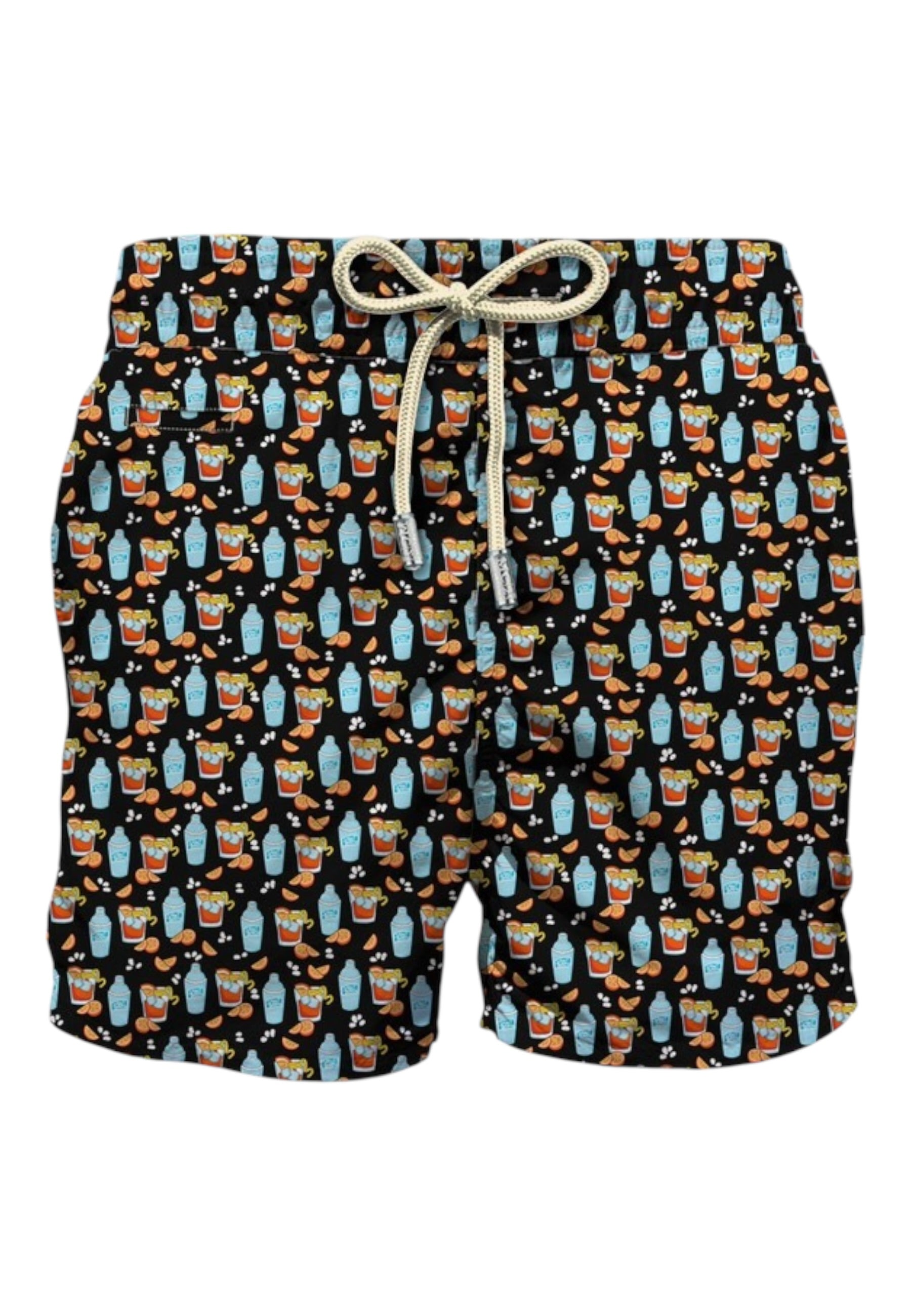 Costume da bagno Short Uomo Mc2 Saint Barth Negroni Drink Lighting Micro Fantasy LIG0003
