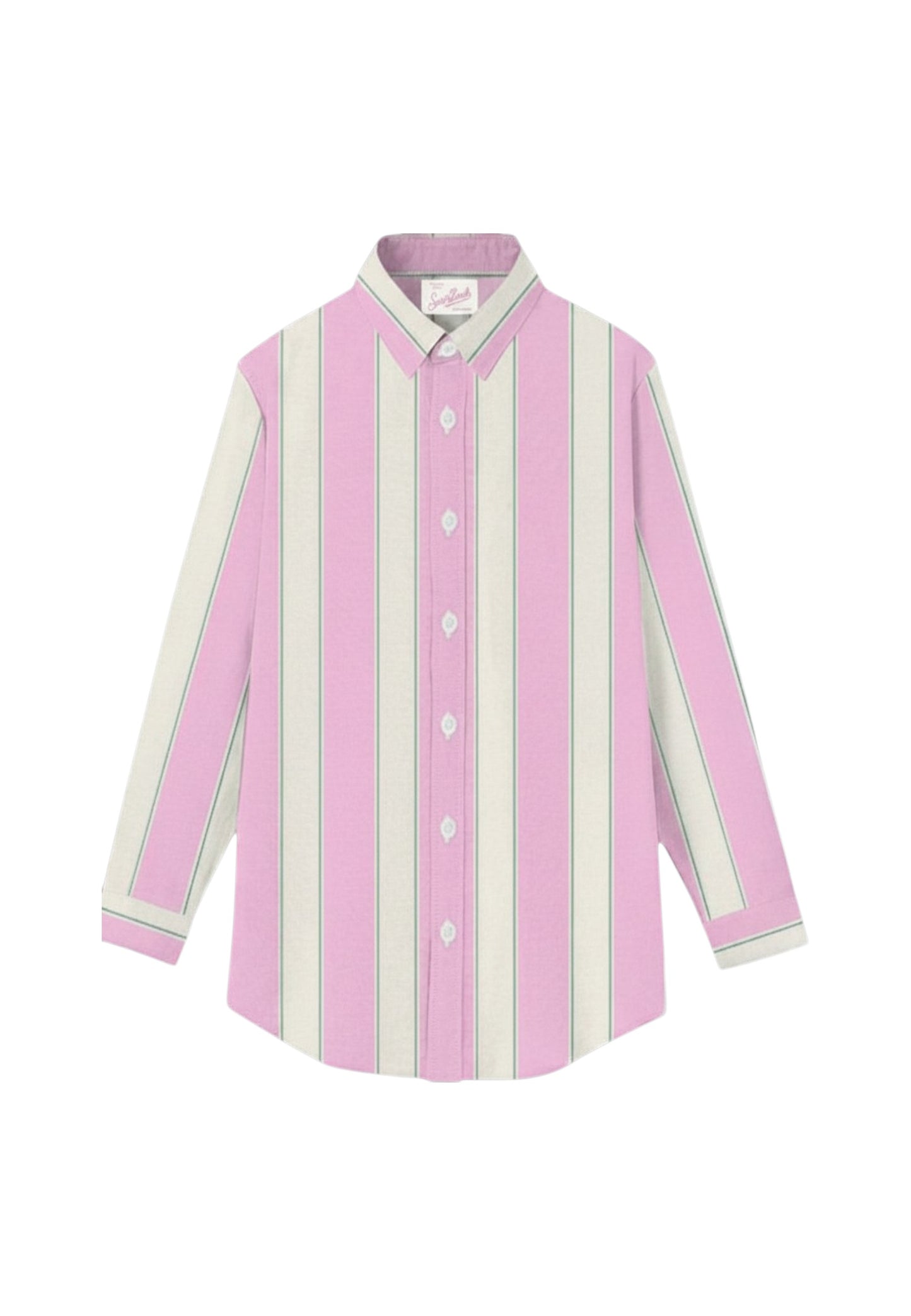 Camicia Manica lunga Donna Mc2 Saint Barth Beach Stripes Brigitte BRIG001