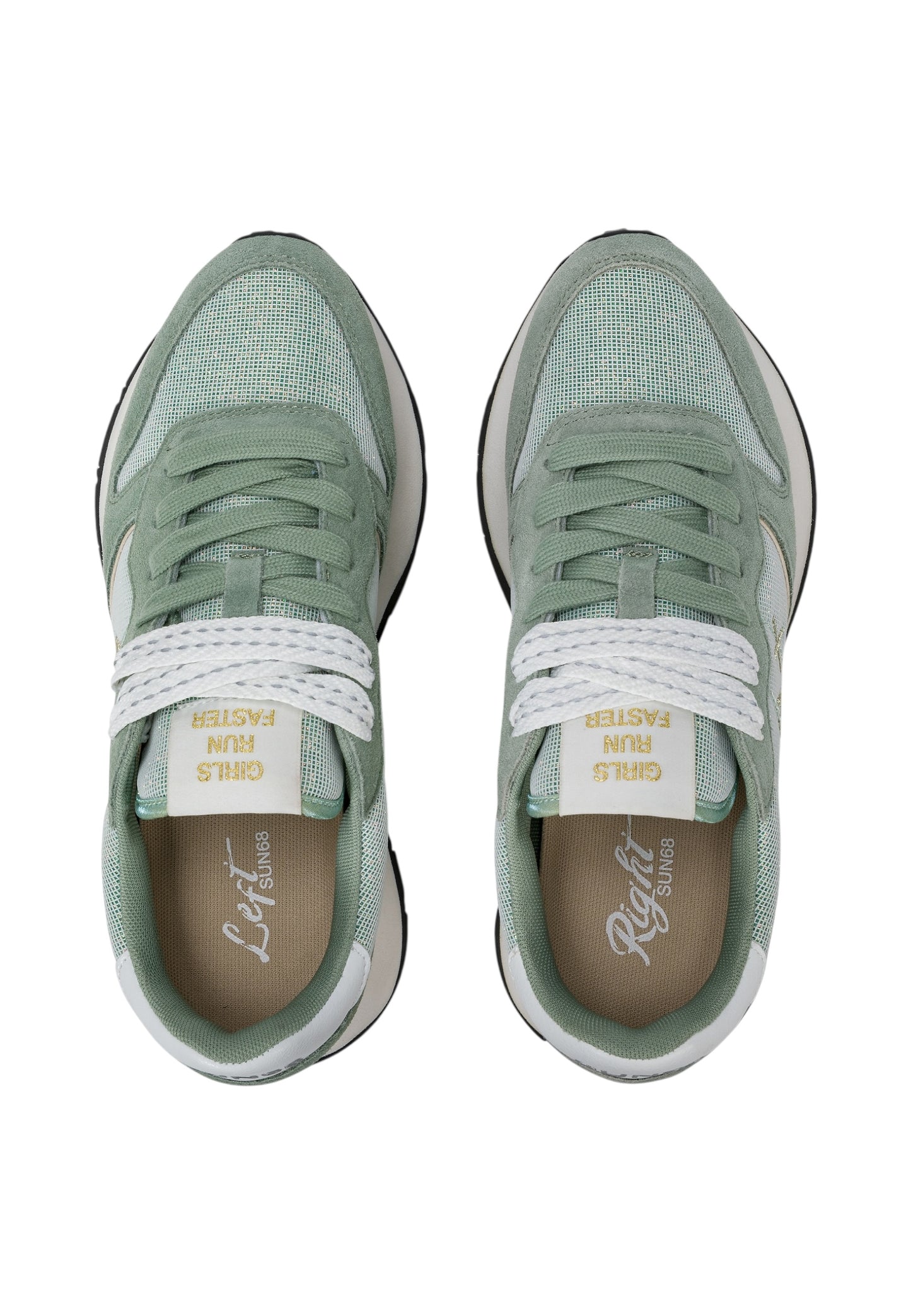 Sneakers Basse Donna Sun68  Ally Glitter Textile Z36203