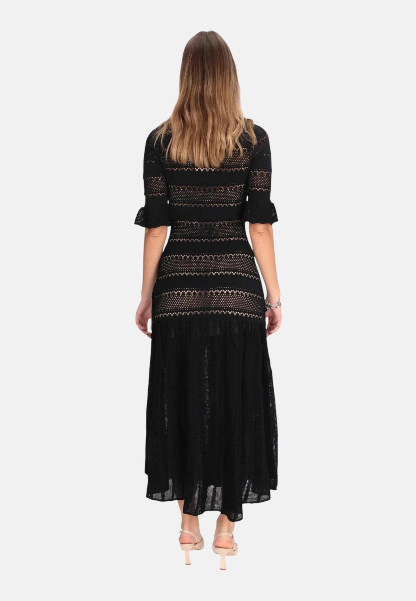 Vestito Lungo Donna Liu Jo In Maglia Eco Line CA6242MS55N