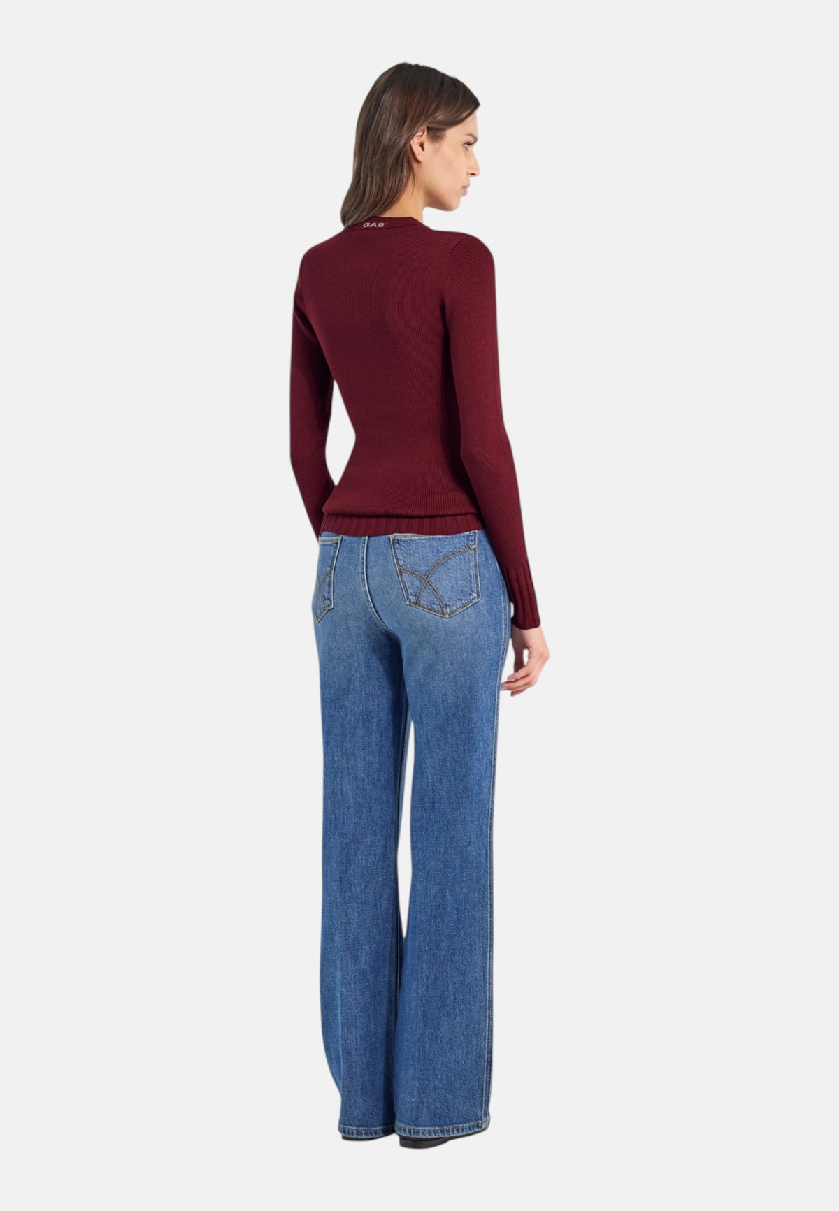 Maglione A Girocollo Donna Gas Costina Light Snowy Finezza 14 Emily Round 565998430861