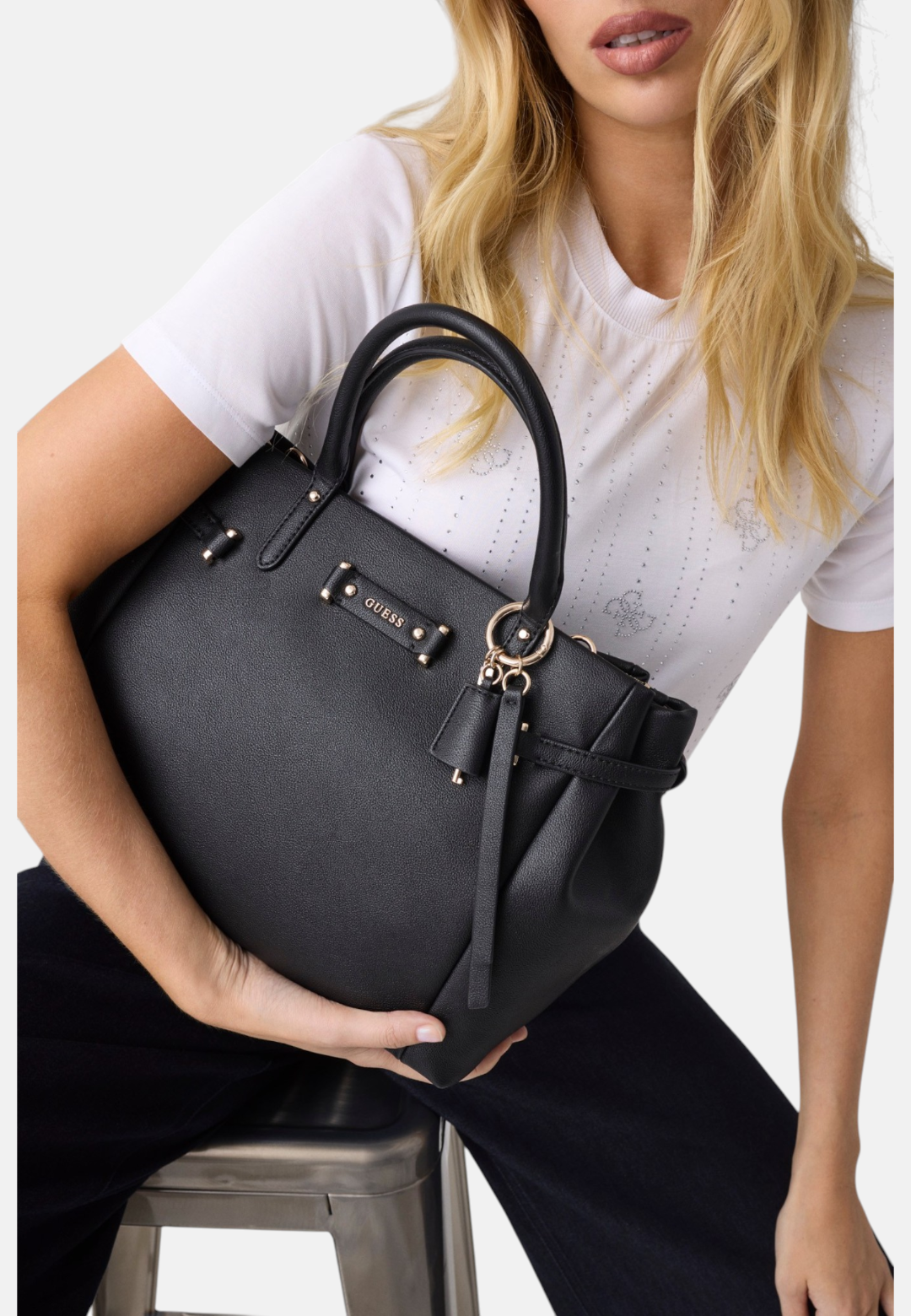 Borsa A Mano Donna Guess Girlfriend Satchel Dorothy HWBG2231060