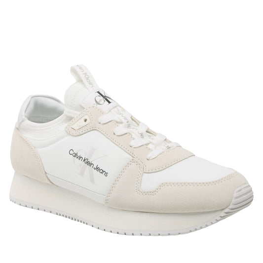 Sneakers Basse Uomo Calvin klein Jeans  Runner Sock Laceup Ny-Lth YM0YM00553