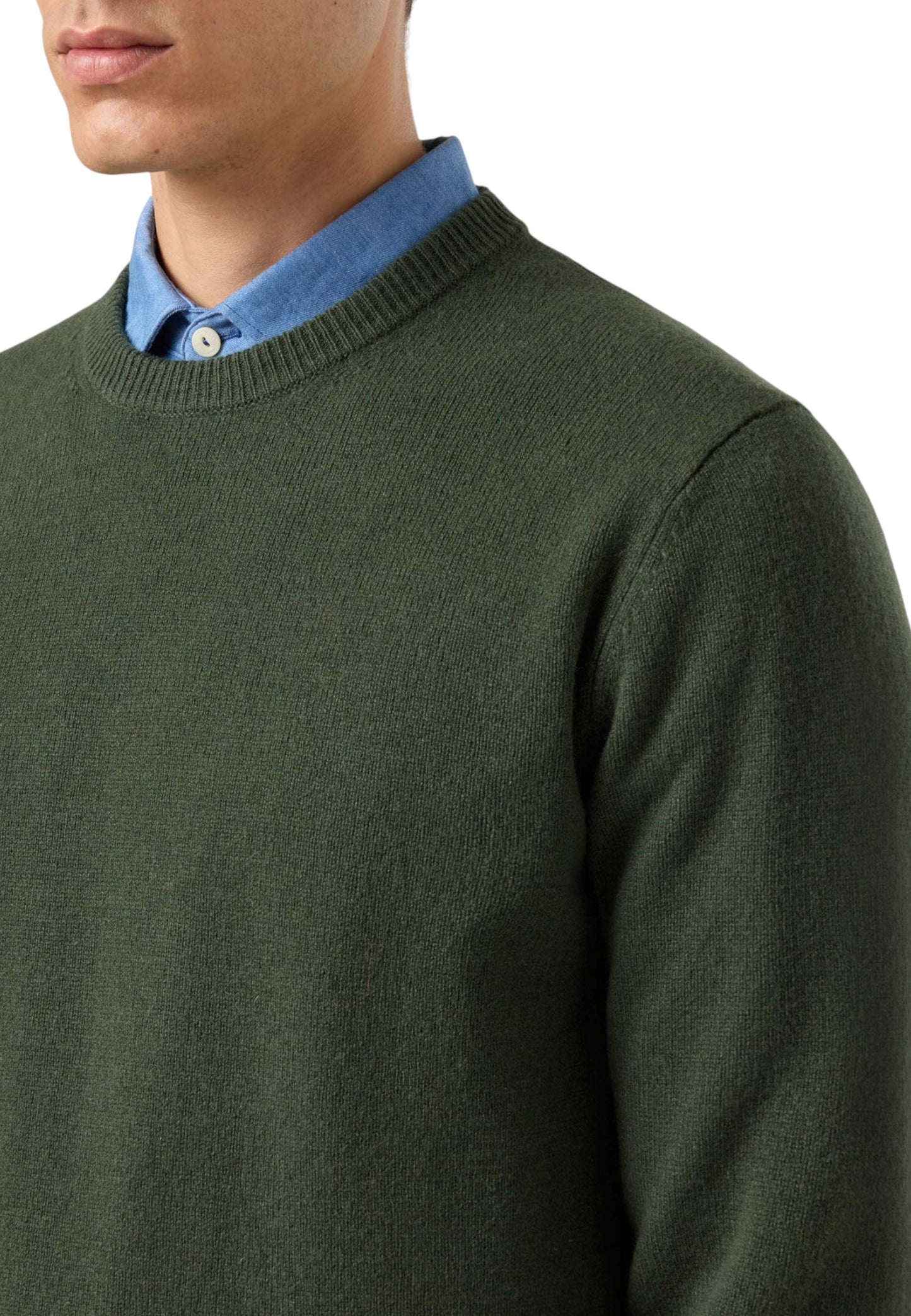 Maglione A Girocollo Uomo Mc2 Saint Barth  Regent Merinocash REGE008